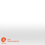 Arlon Premium Wrap White Satin 1.52m